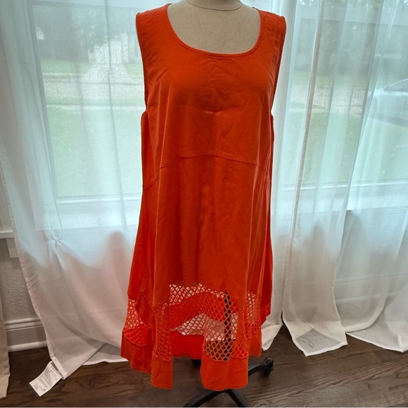 Sleeveless Cotton Linen Dress Size Small Medium NWT - Picture 11 of 12